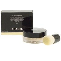Chanel Vitalumiere Loose Powder Foundation With Mini Kabuki Brush SPF 15